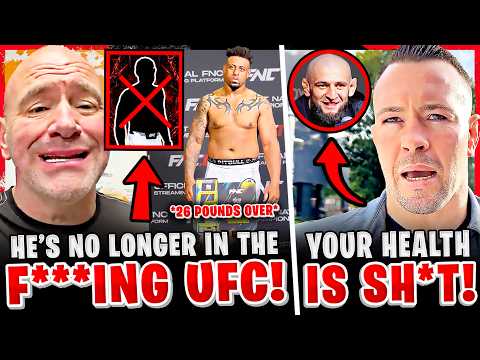 Dana White RELEASES fighter from the UFC + Fighter REACTS! Khamzat & Colby Covington go BACK & FORTH background