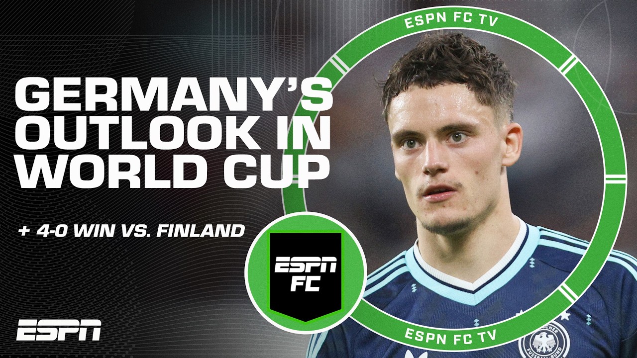 Are Germany flying under the radar for the World Cup⁉️ + Reaction to 4-0 win vs. Finland | ESPN FC background