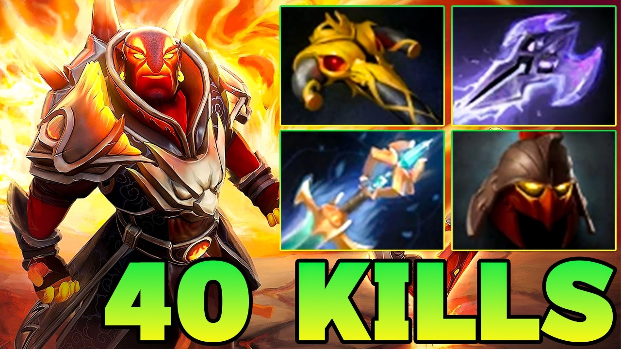 40 Kills Monster Carry Ember Spirit ! Ember Spirit Dota 2 Carry Mid Lane Pro Gameplay 7.41