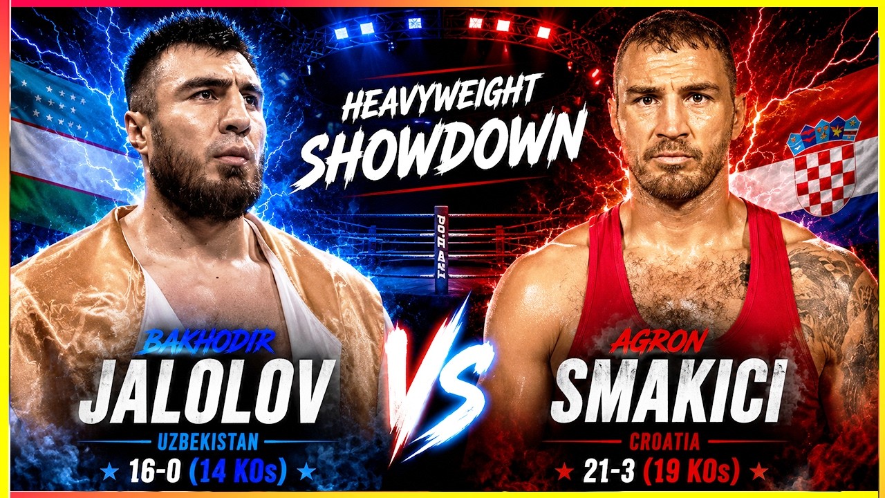 BRUTAL KNOCKOUT That Shocked The World | Bakhodir Jalolov vs Agron Smakici background