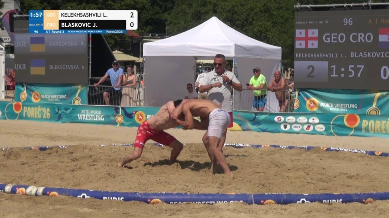 Levan KELEKHSASHVILI (GEO) vs. Josip BLASKOVIC (CRO) • A | Round 3 • Men's BW 70Kg background