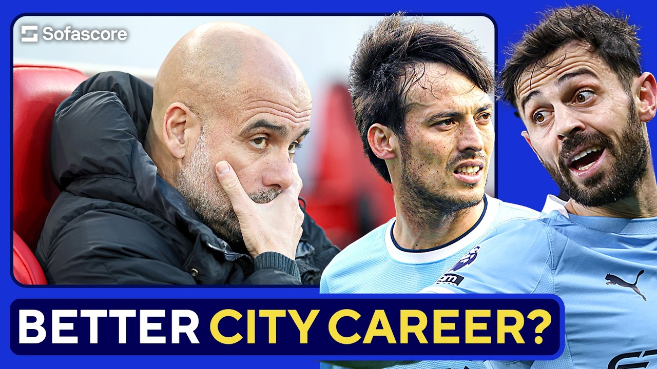 Bernardo Silva vs. David Silva | Who was BETTER for Manchester City ЁЯСА background