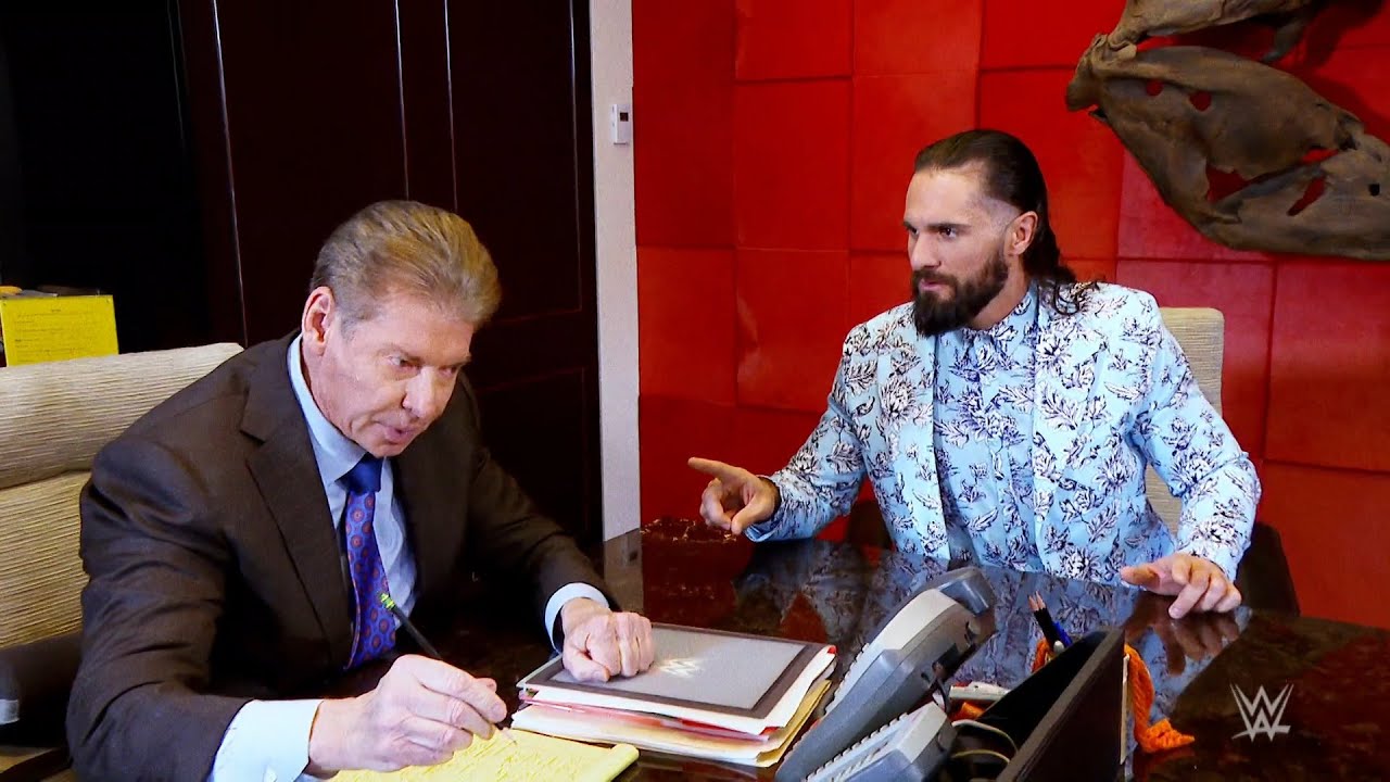 Who will face Seth “Freakin” Rollins on WrestleMania Saturday?