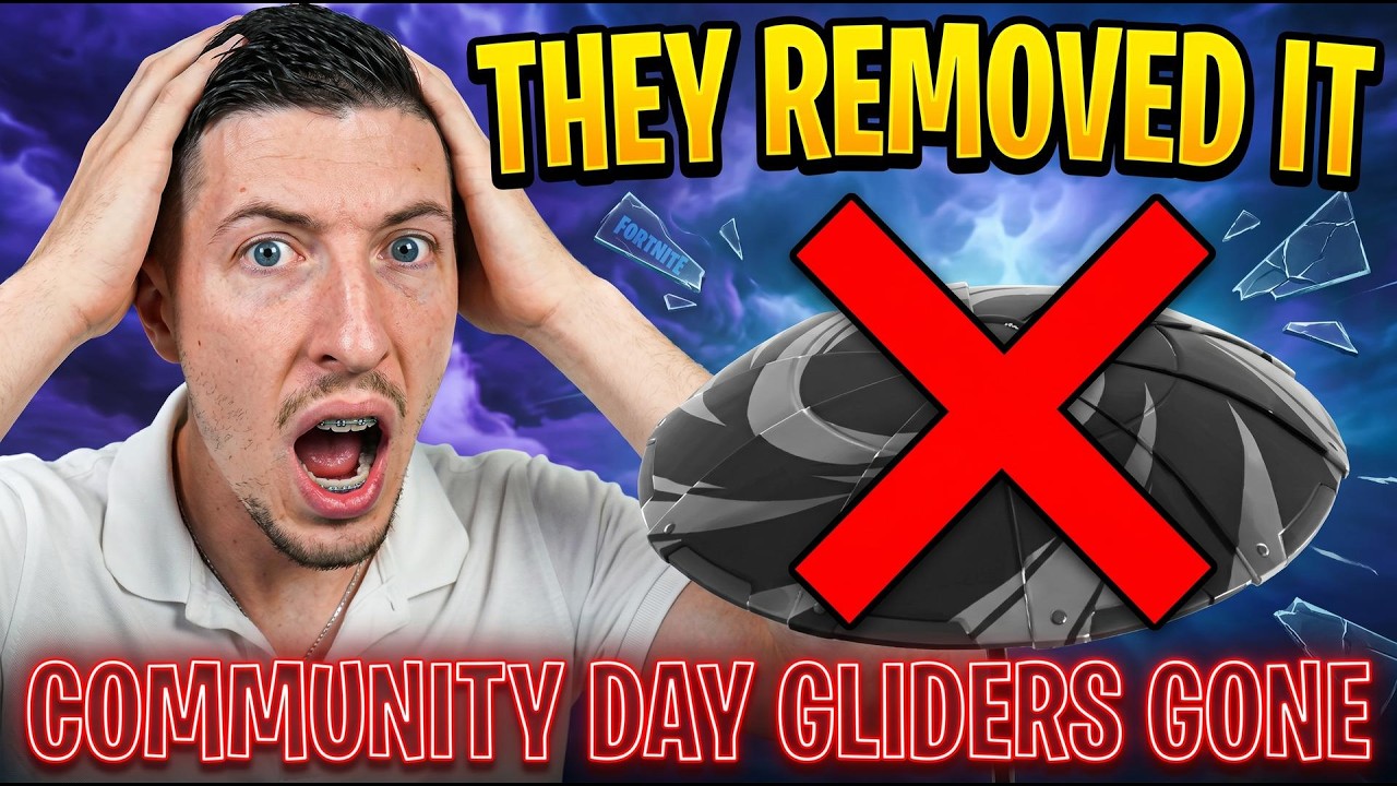 Fortnite Free Community Day Gliders GONE! Here's Why!