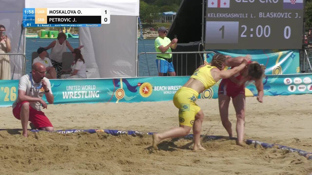 Oksana MOSKALOVA (UKR) vs. Jana PETROVIC (SRB) • B | Round 3 • Women's BW 60Kg background