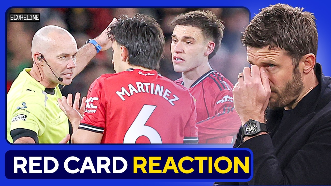 How much did Lisandro Martínez's red card impact Man Utd vs. Leeds? background