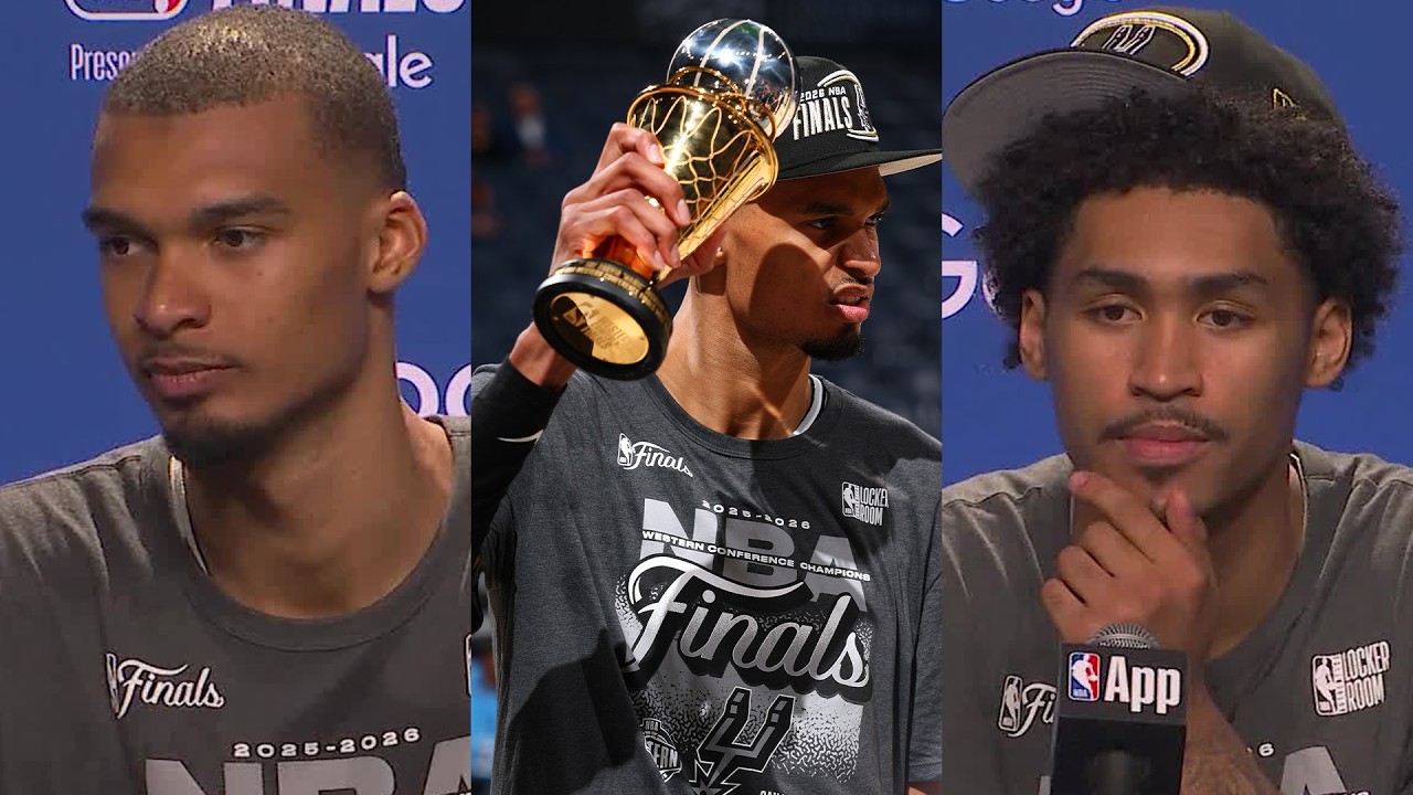 "I want to win so bad, it's like my life depends on it." Spurs Talk Advancing to the NBA Finals