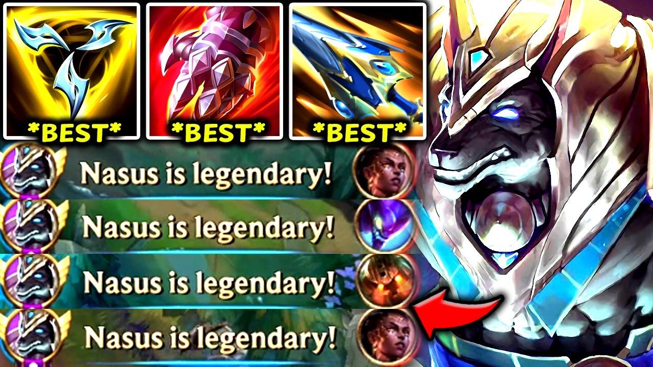 NASUS TOP IS LITERALLY A 1V5 MONSTER (NEVER FAILS TO 1V9👌) - 2026 Nasus TOP Gameplay Guide