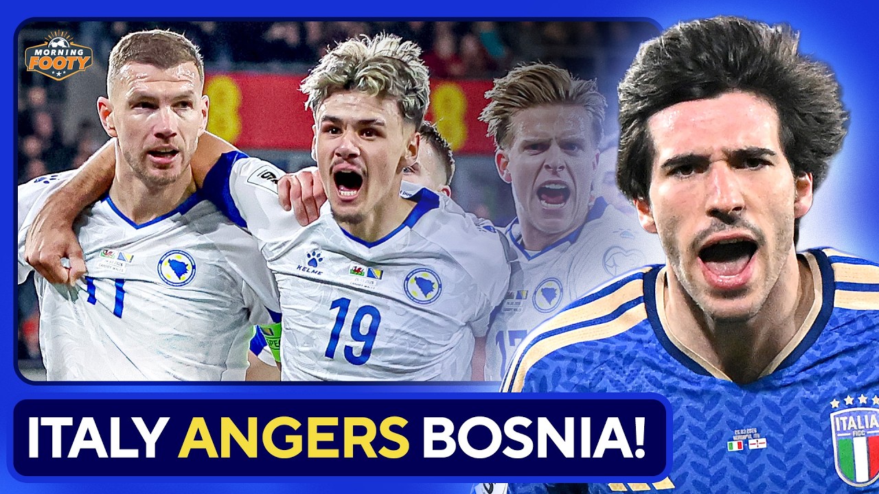 Did Italy DISRESPECT Bosnia ahead of World Cup Qualifier Final? | European Qualifier background