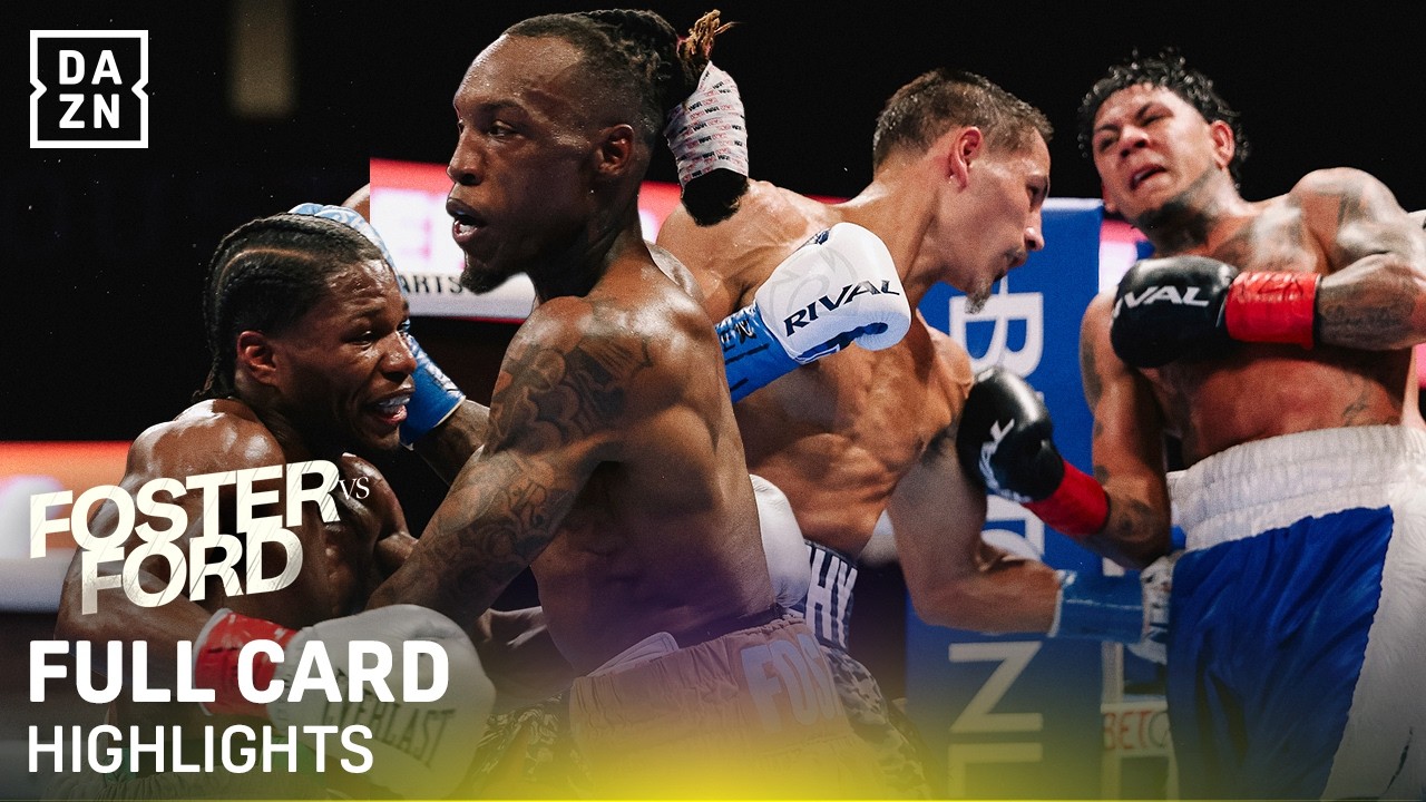 FULL CARD HIGHLIGHTS | O'Shaquie Foster vs Ray Ford background