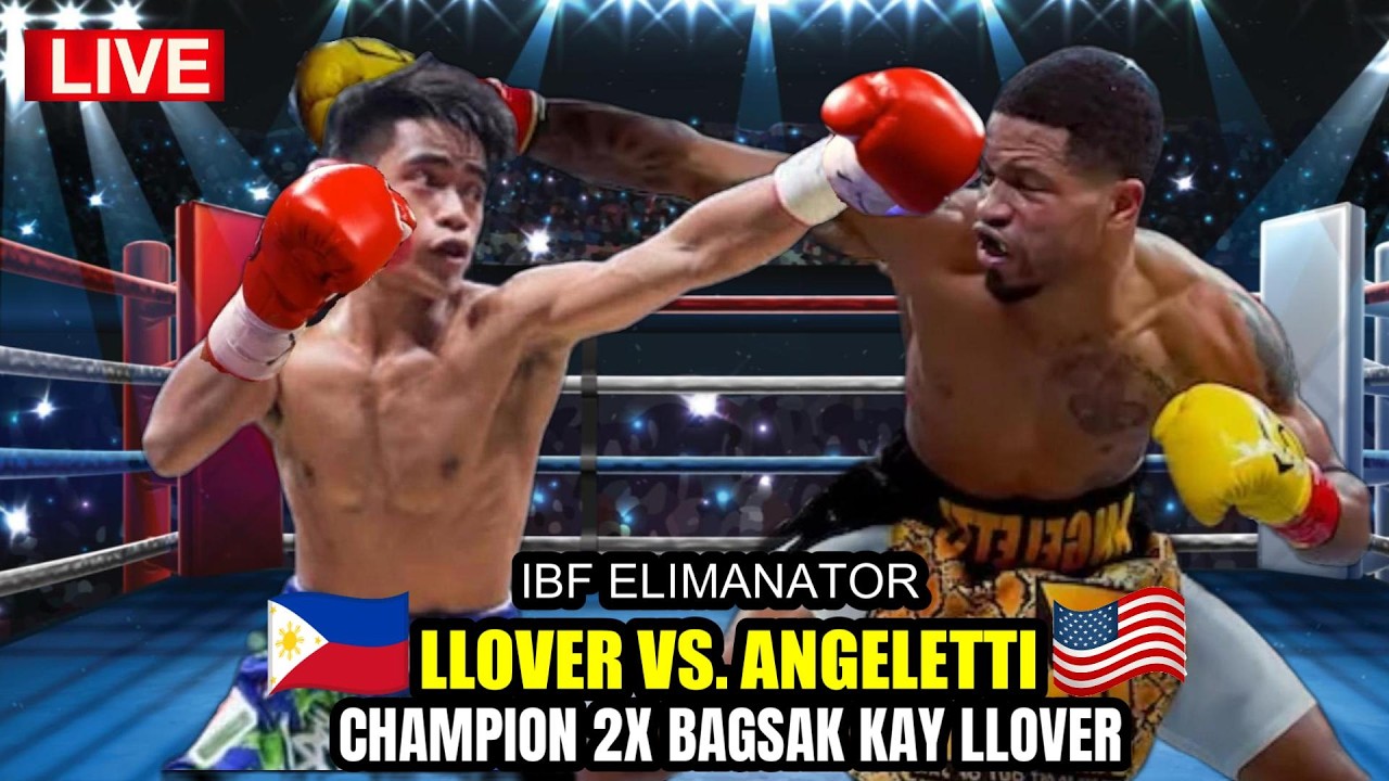 LLOVER vs ANGELETTI LATEST | IBF ELIMINATOR! CHAMPION 2X BAGSAK KAY LLOVER!