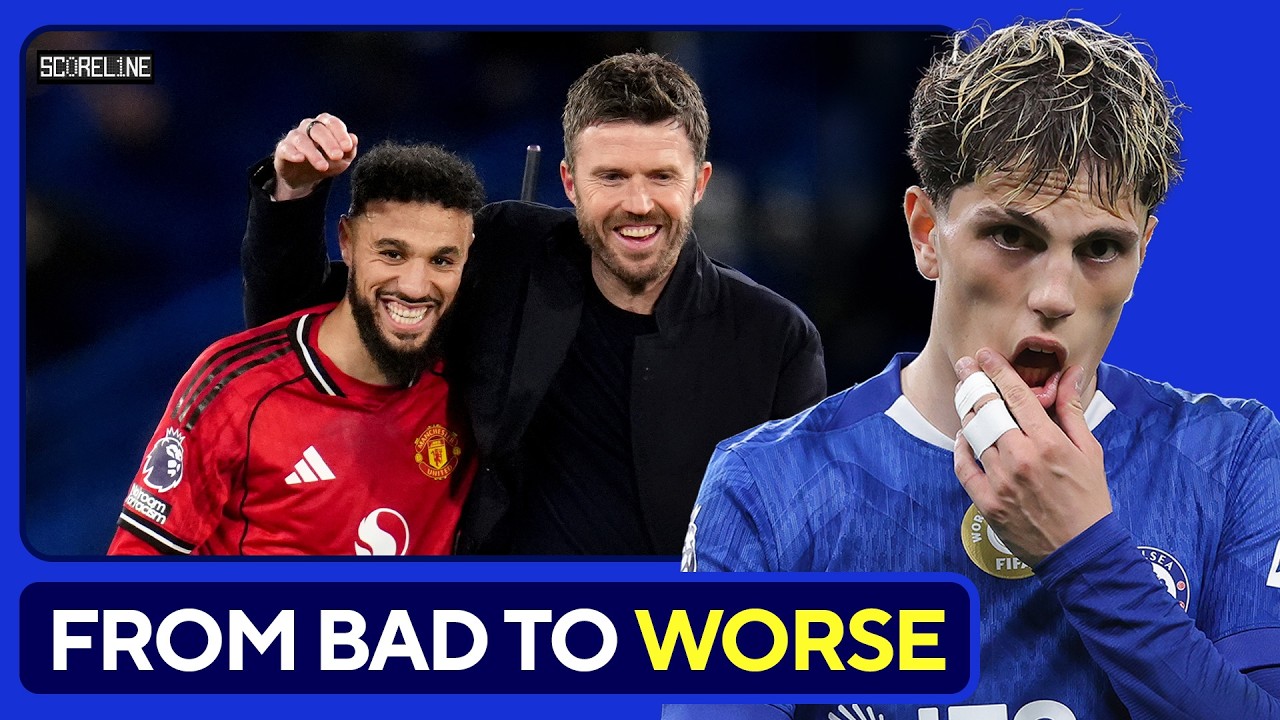 Chelsea SCORELESS AGAIN, fall to Manchester United background