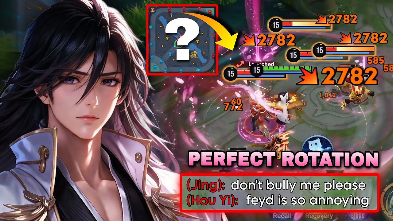 CHINESE FEYD PERFECT ROTATION & ULT TIMING ONE SHOTTING ENEMIES IN SECONDS! | HONOR OF KINGS