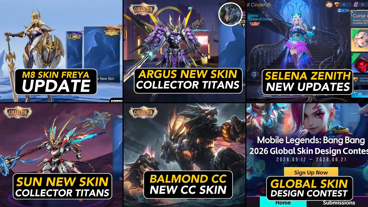 RECENT UPDATES: FREYA M8| COLLECTOR TITANS| SELENA ZENITH| NEW SURVEYS| SKIN DESIGN| JULY STARLIGHT