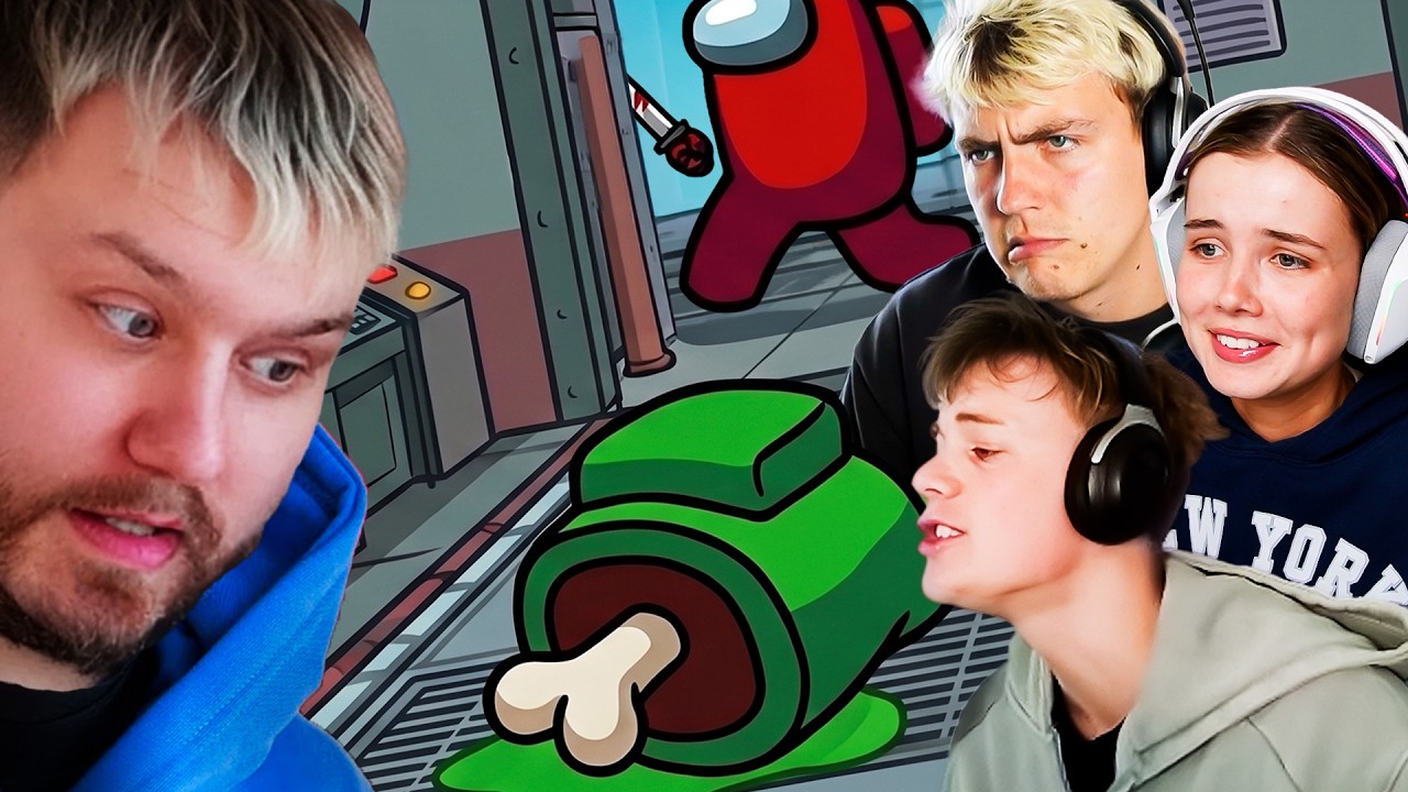 Among Us med Streamere og Creators... Gik Ikke Efter Planen background