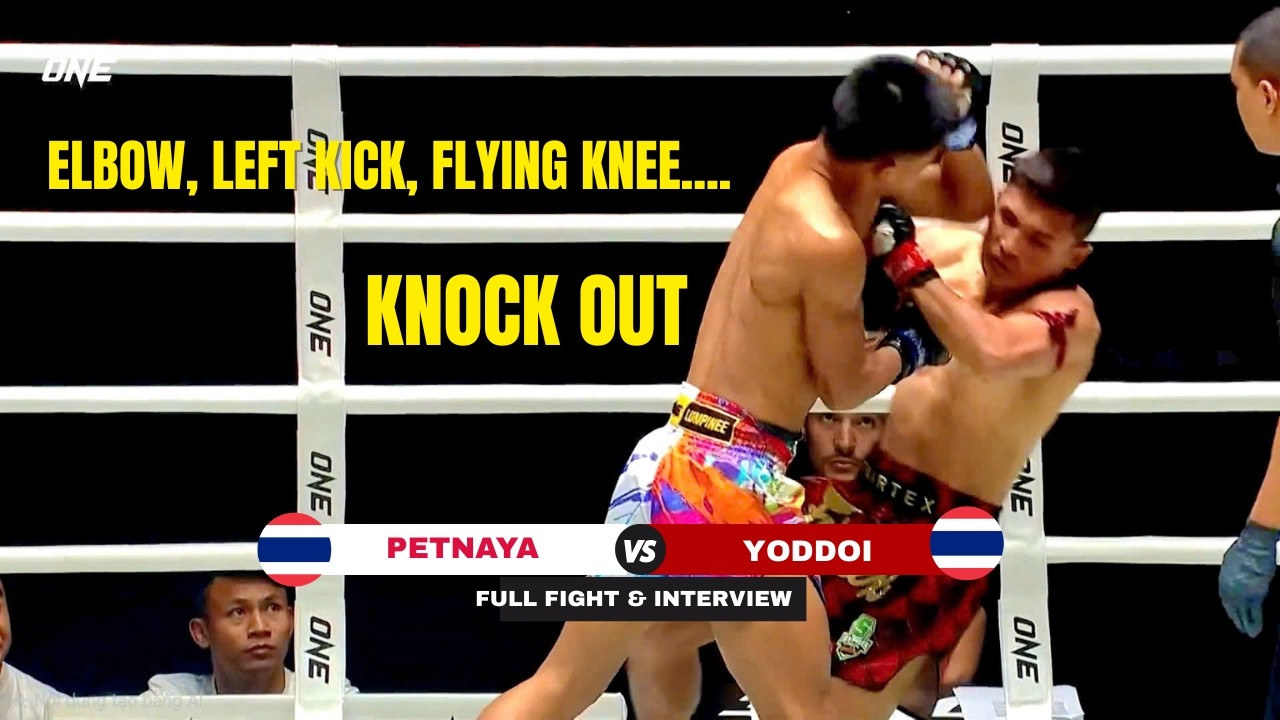Đá cao, gối bay và chỏ đẩy, võ sĩ Thái Lan có trận Knockout khởi đầu như mơ tại ONE Championship