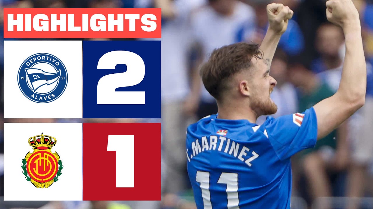DEPORTIVO ALAVÉS 2 - 1 RCD MALLORCA | RESUMEN LALIGA EA SPORTS background