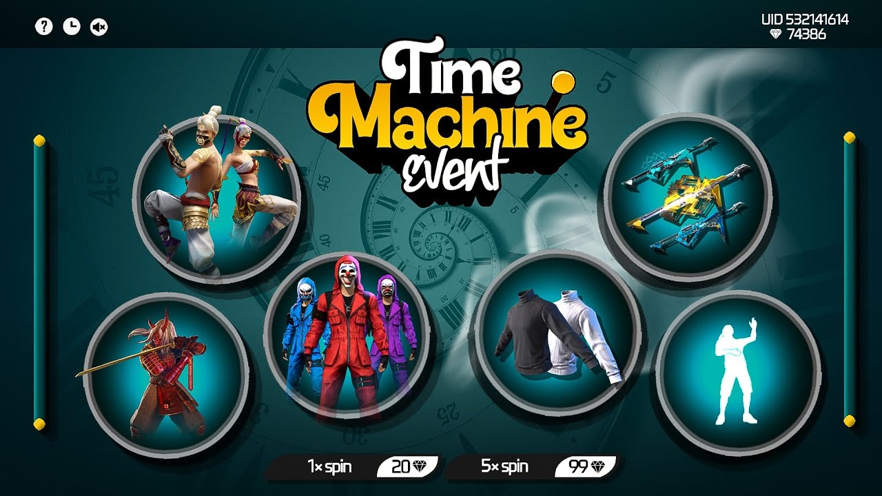Time Machine Event Confirm Date Free Fire| New Event Free Fire Bangladesh Server|Free Fire New Event