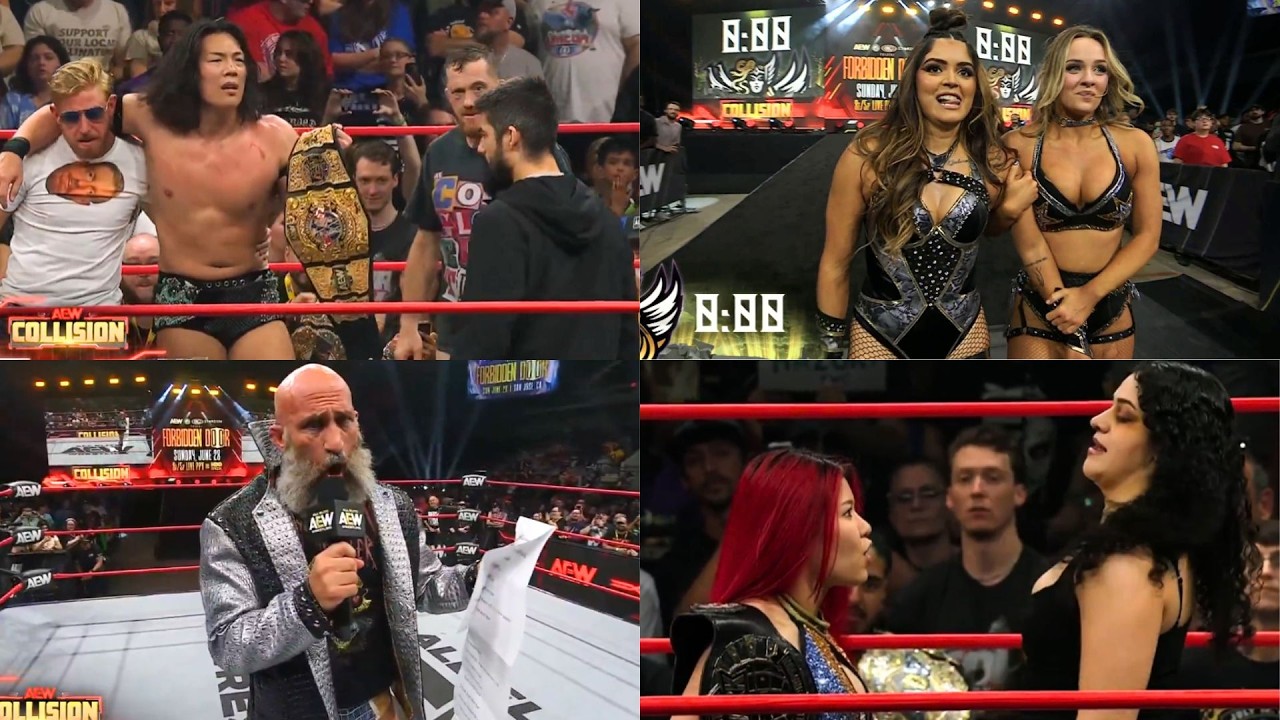 AEW Collision 05/30/26 Results- Takeshita Retains, Massive Brawl, Hazuki Wins, TayJay Stands Tall ๐ฅ background