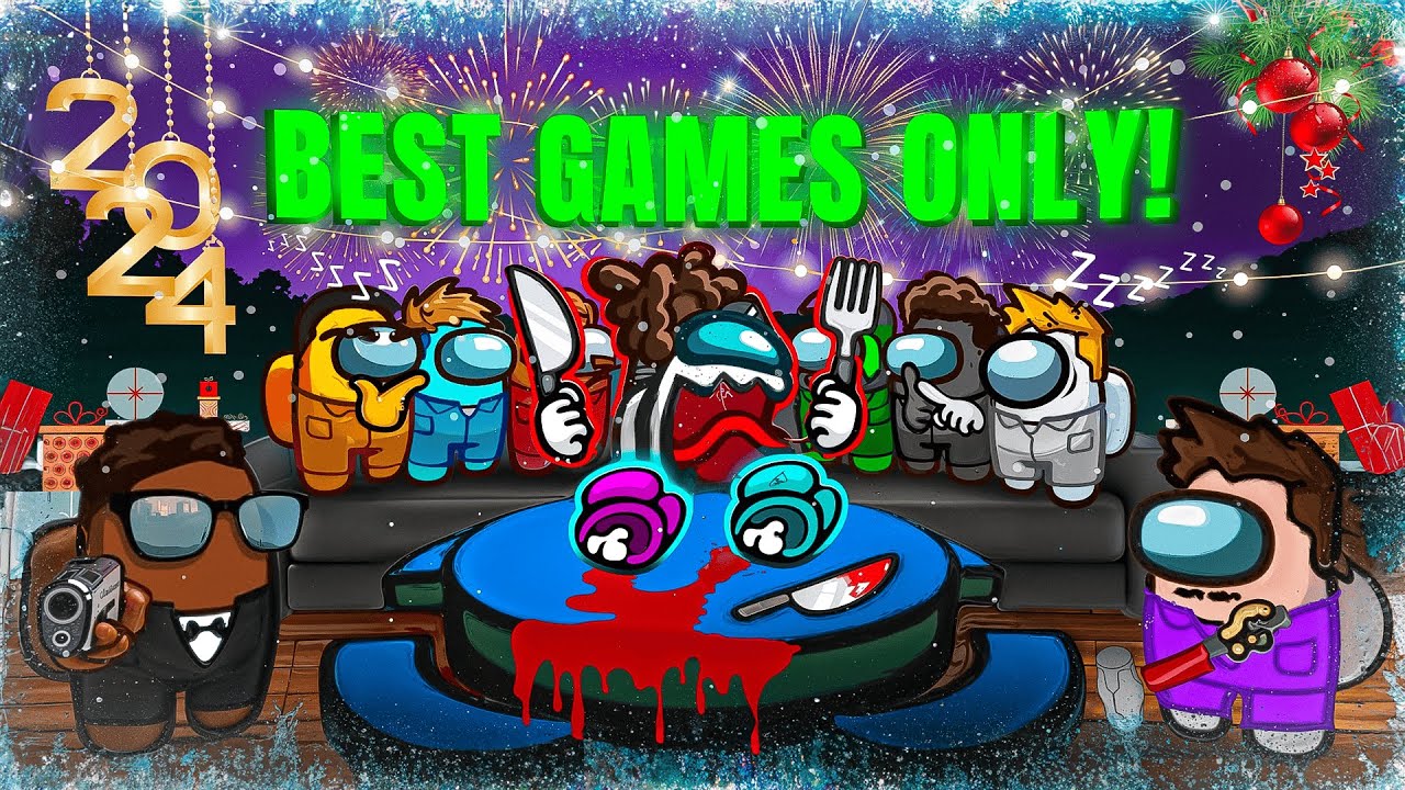 SIDEMEN AMONG US: BEST GAMES OF 2024 background