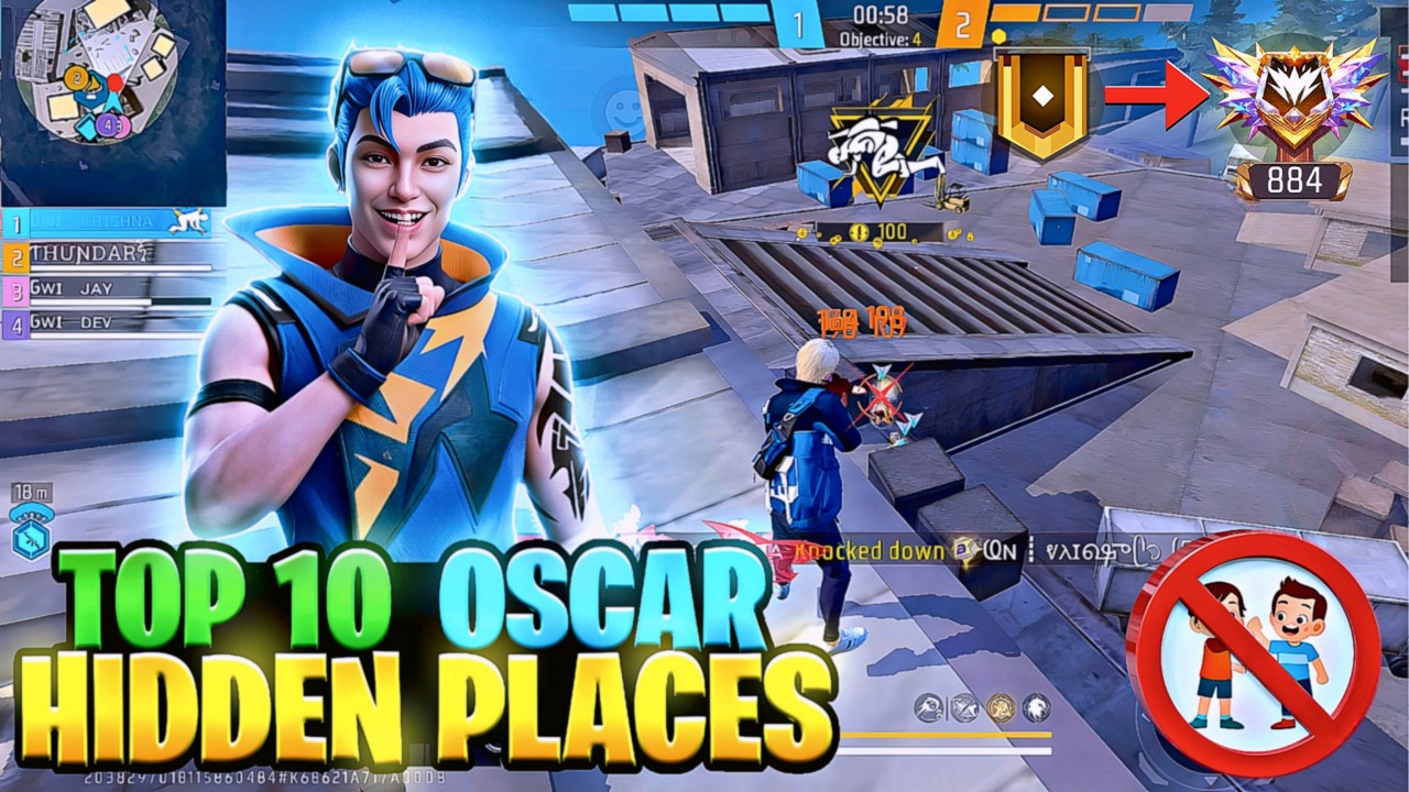 Top 10 CS Rank Hidden Places without friends ๐ - Gaming with idea