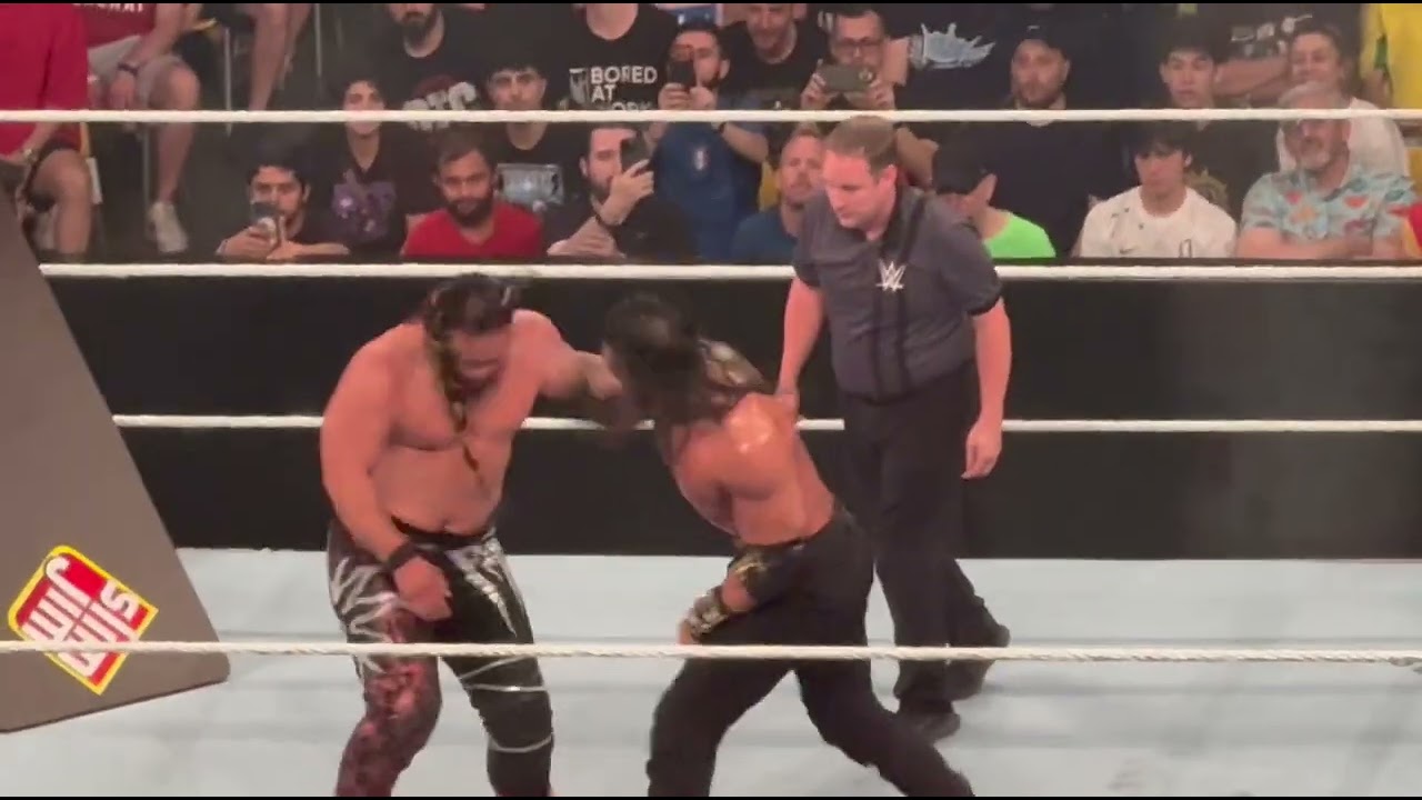 Jacob Fatu vs Roman Reigns Part 1 - WWE Clash in Italy 5/31/2026 background