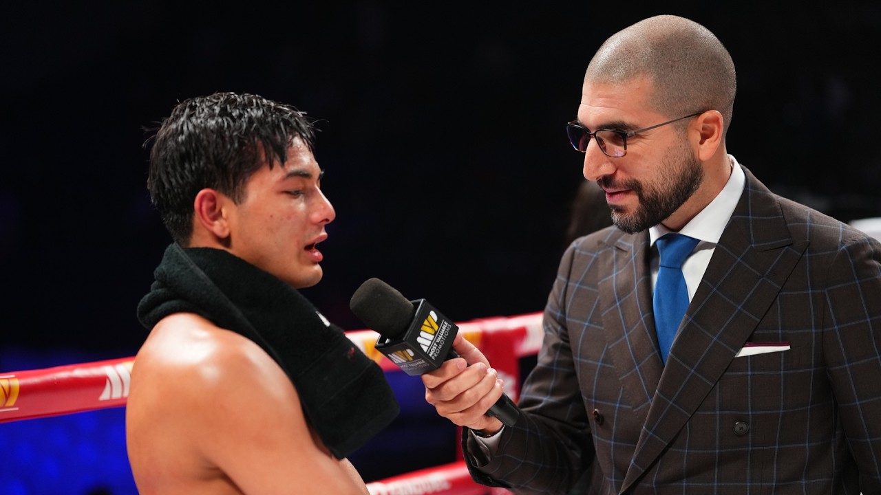 MVPW-03: Alex Gueche Post Fight Interview background