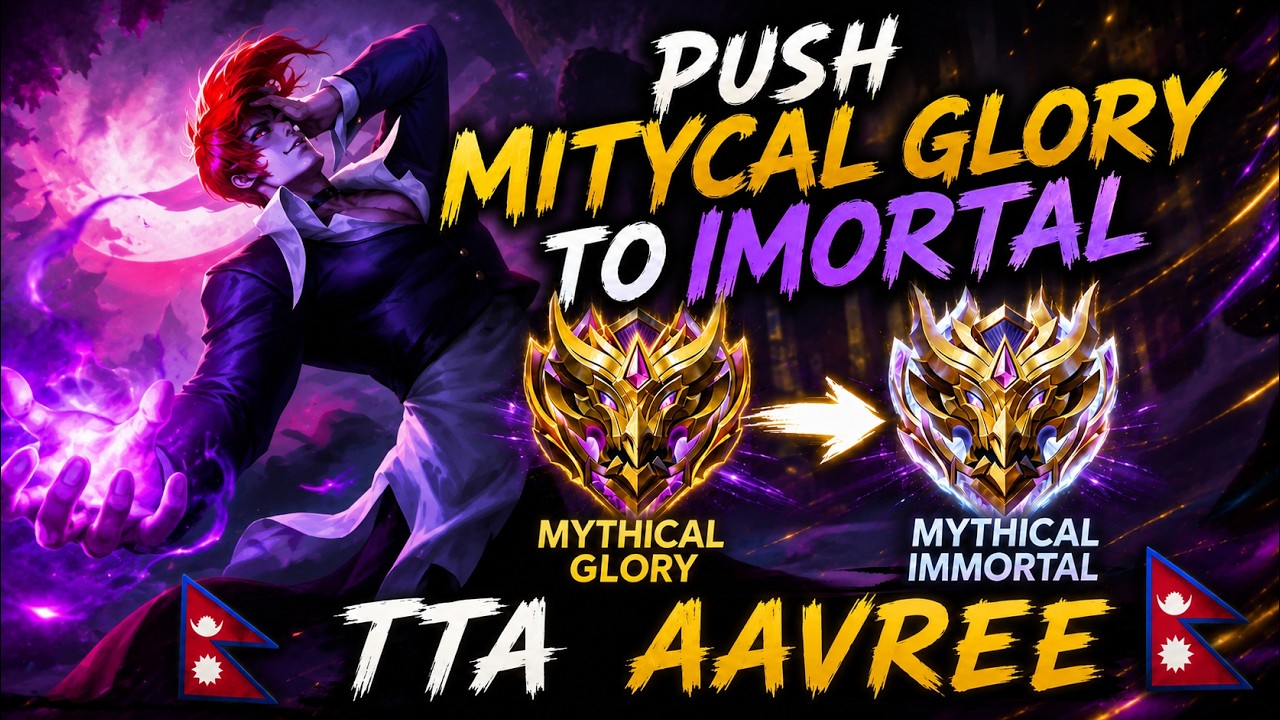 mobile legend bang bang ranked push imortal!! background