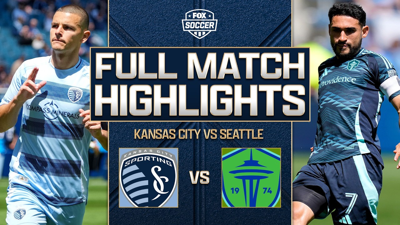 Sporting Kansas City vs Seattle Sounders F.C. Highlights ⚽️ FOX Soccer background