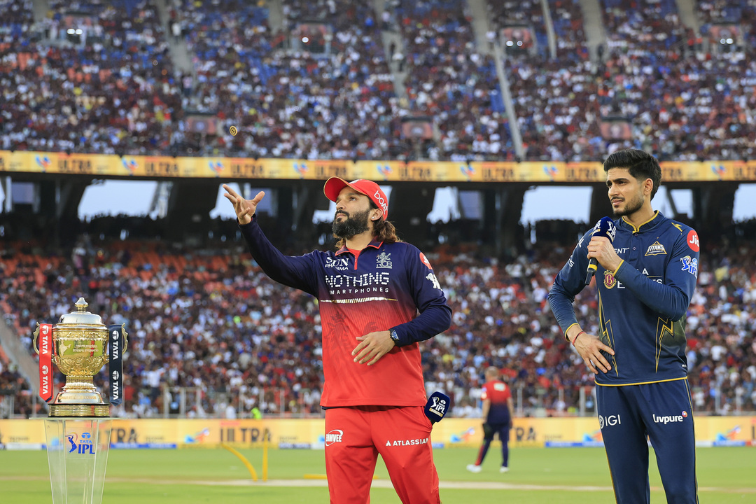 IPL 2026 Final: RCB vs GT - Toss background
