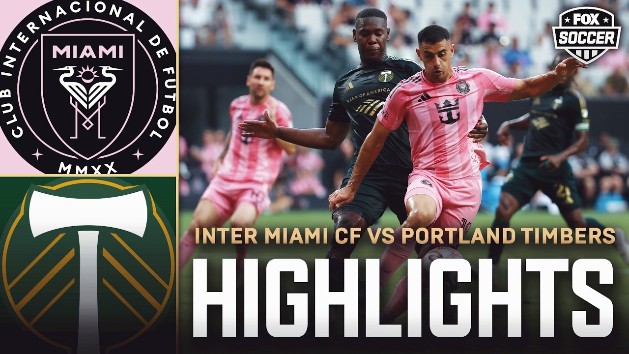 Inter Miami CF vs Portland Timbers Highlights ⚽️ FOX Soccer background