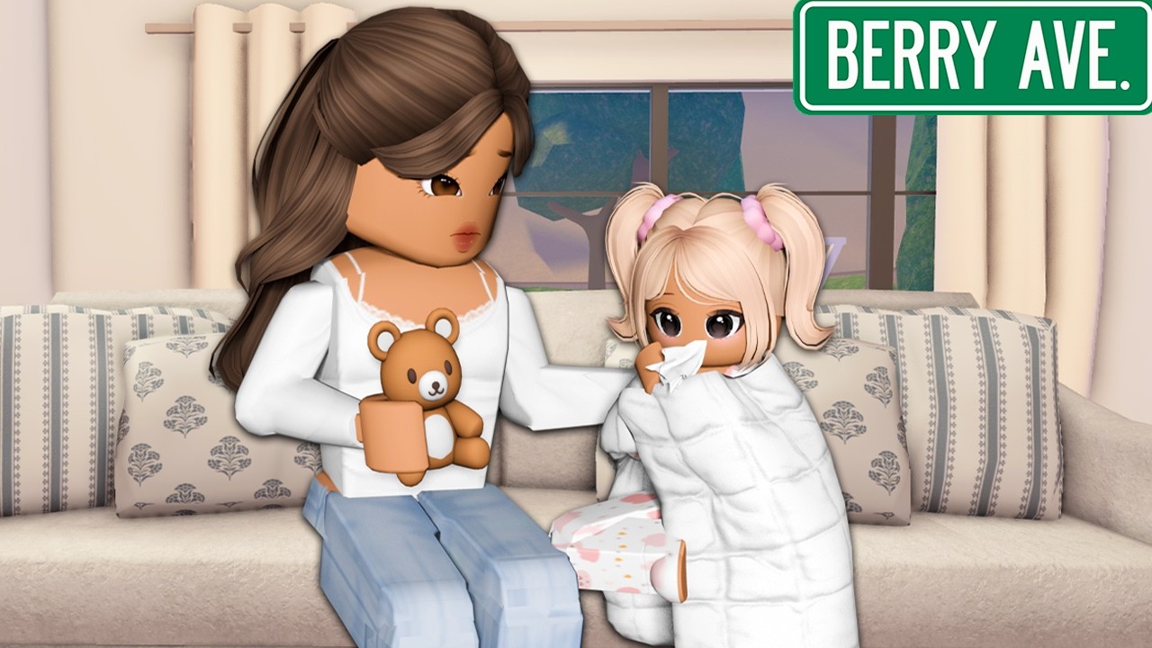 🤒Taking Care of Our Sick Toddler💊 | Berry Avenue Roleplay background