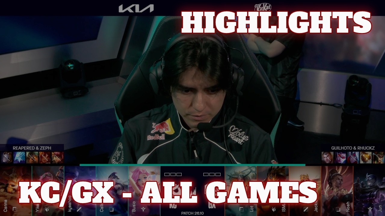 KC vs GX - All Games (Bo5) Highlights | Round 2 LEC Spring 2026 Playoffs | Karmine Corp vs GIANTX background