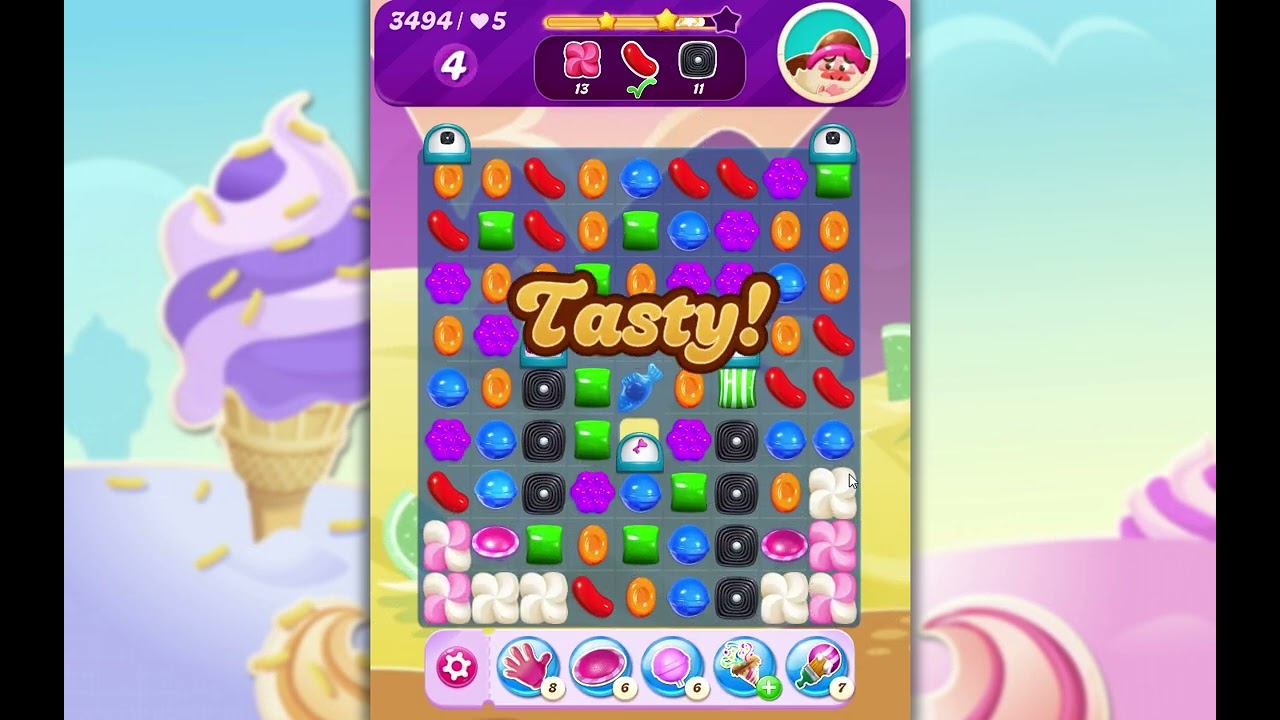 Candy Crush Saga Level 3494 background