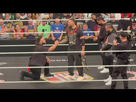 Jacob Fatu Acknowledges Roman Reigns Full Segment - WWE Raw 6/1/2026 background