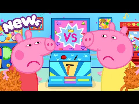 Peppa Pig Tales 2026 ๐พ Peppa & Chloe's Arcade RIVALRY ๐น๏ธ BRAND NEW Peppa Pig Episodes background