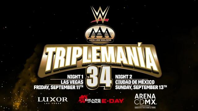 Triplemania 34 will take place Sept.11 in Las Vegas and Sept. 13 in Mexico City background