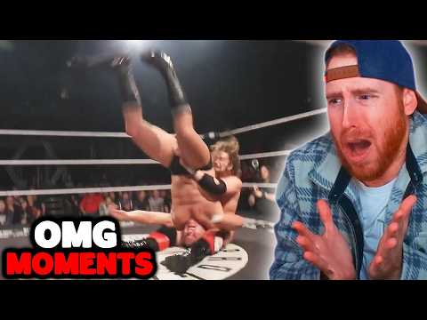 RIGHT ON HIS HEAD!!! - OMG MOMENTS Craziest Pro Wrestling Moves 56 background