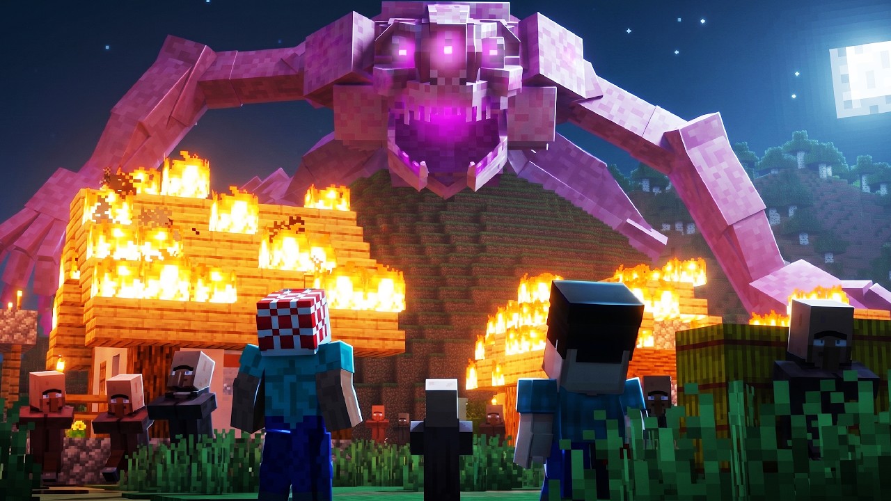 The Fiberglass Apocalypse (Minecraft Movie) background