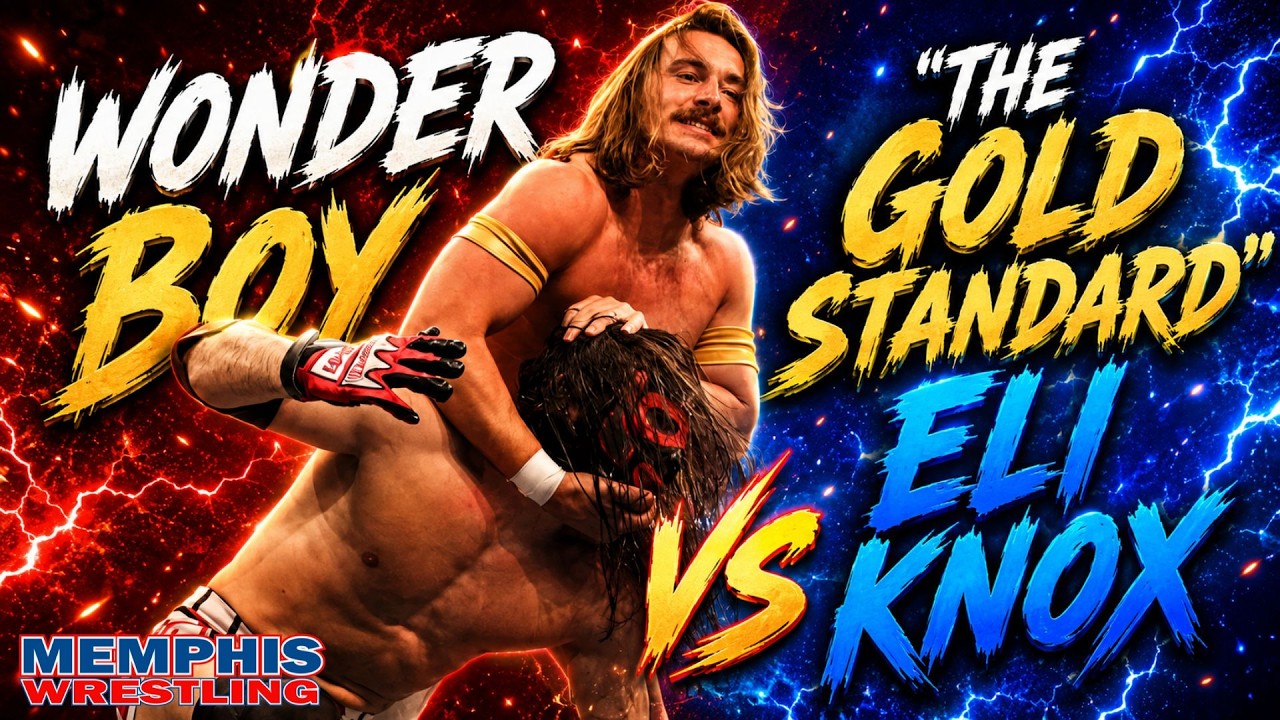 Wonder Boy vs Eli Knox | MEMPHIS WRESTLING background