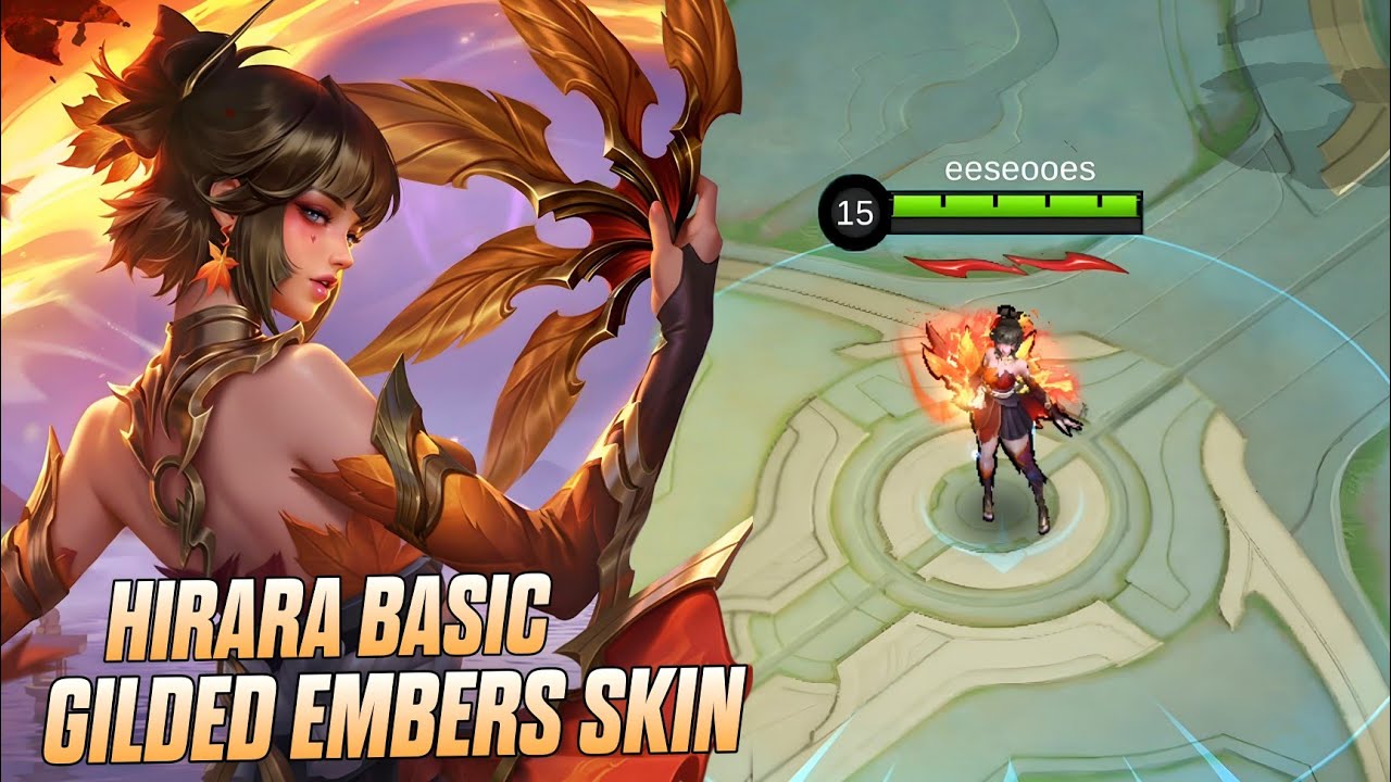 HIRARA GILDED EMBERS SKIN IS FINALLY HERE! (BEST NORMAL SKIN??)