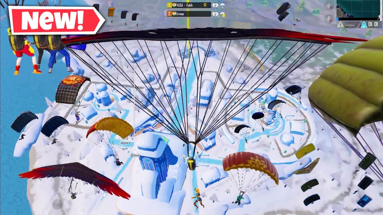 NEW UPDATE IS FINALLY HERE!!😍MY FIRST GAMEPLAY in FROSTY FUNLAND MODE🔥PUBG Mobile 4.1 backdrop