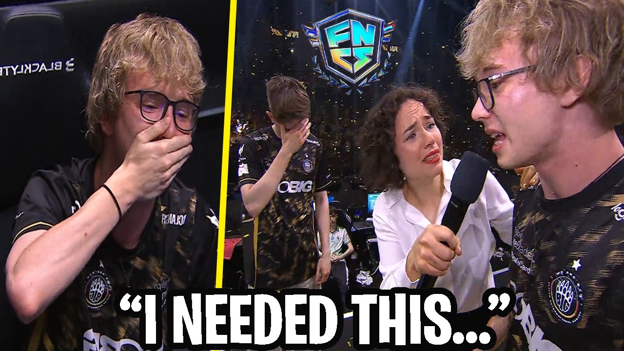 Fortnite Pro Breaks Down In Tears After Revealing Why His FNCS Win Means So Much! background