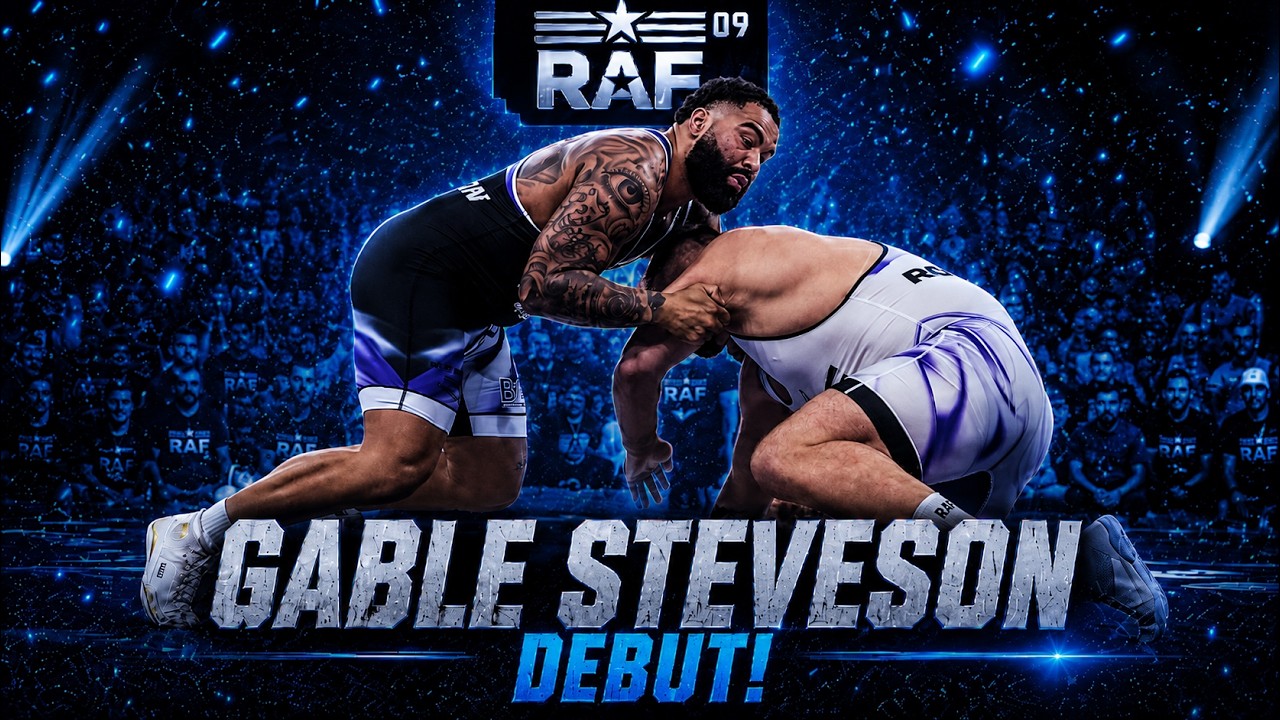 Gable Steveson vs Alexandr Romanov | RAF 09 Highlights | Real American Freestyle background