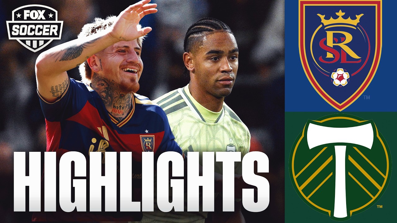 Real Salt Lake vs Portland Timbers Highlights ⚽️ FOX Soccer background