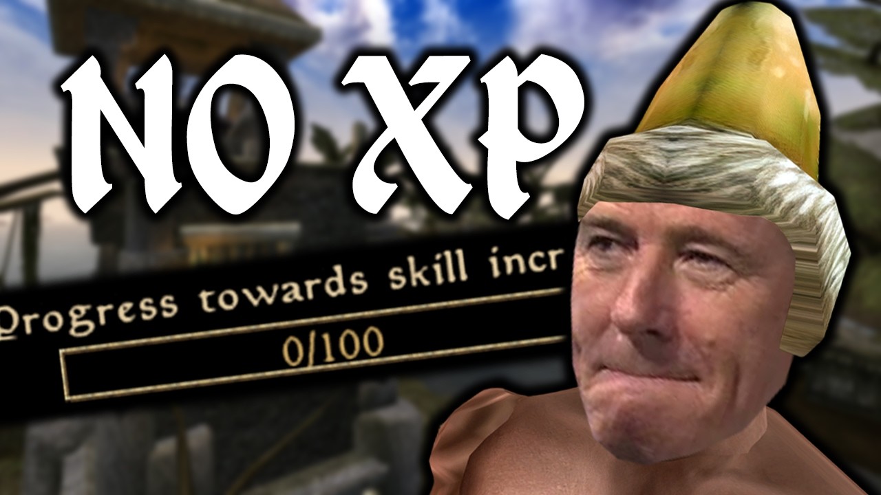 Can You Beat Morrowind Without Gaining XP? background