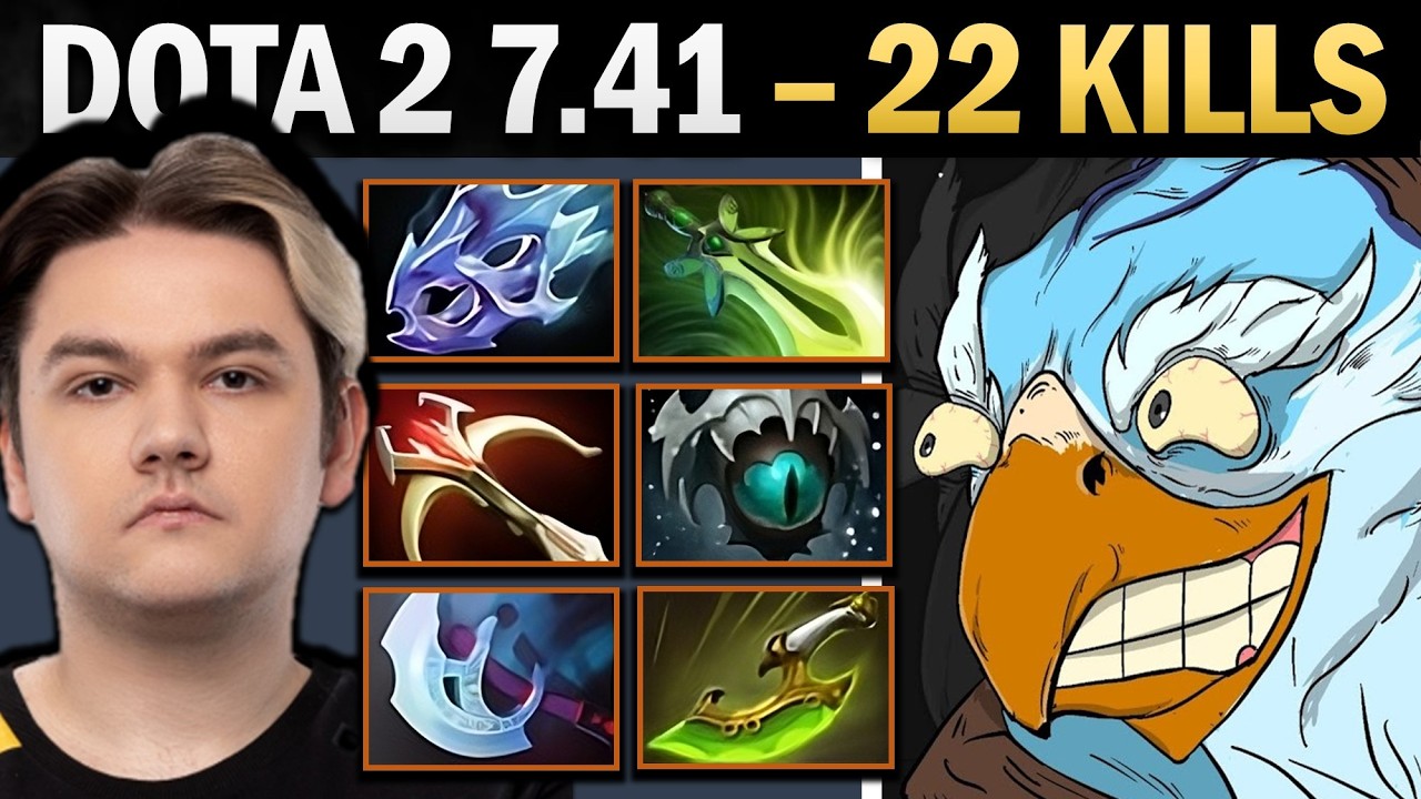 Kez Dota 2 7.41 with Moon Shard and Daedalus - Dota 2 Gameplay background