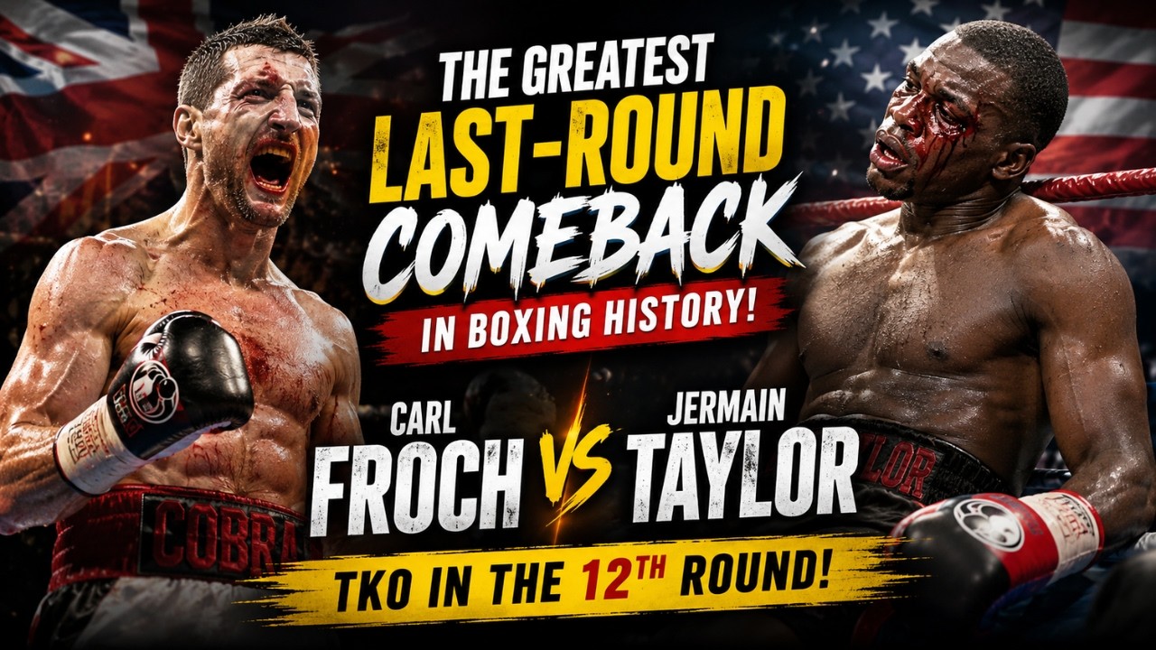 Carl Froch vs Jermain Taylor | The Greatest Last-Round Comeback in Boxing History background