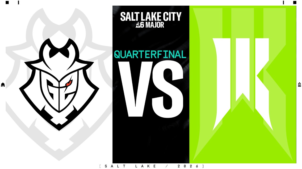 G2 ESPORTS vs. REBELLION - BLAST R6 Salt Lake City Major | Quarterfinal background
