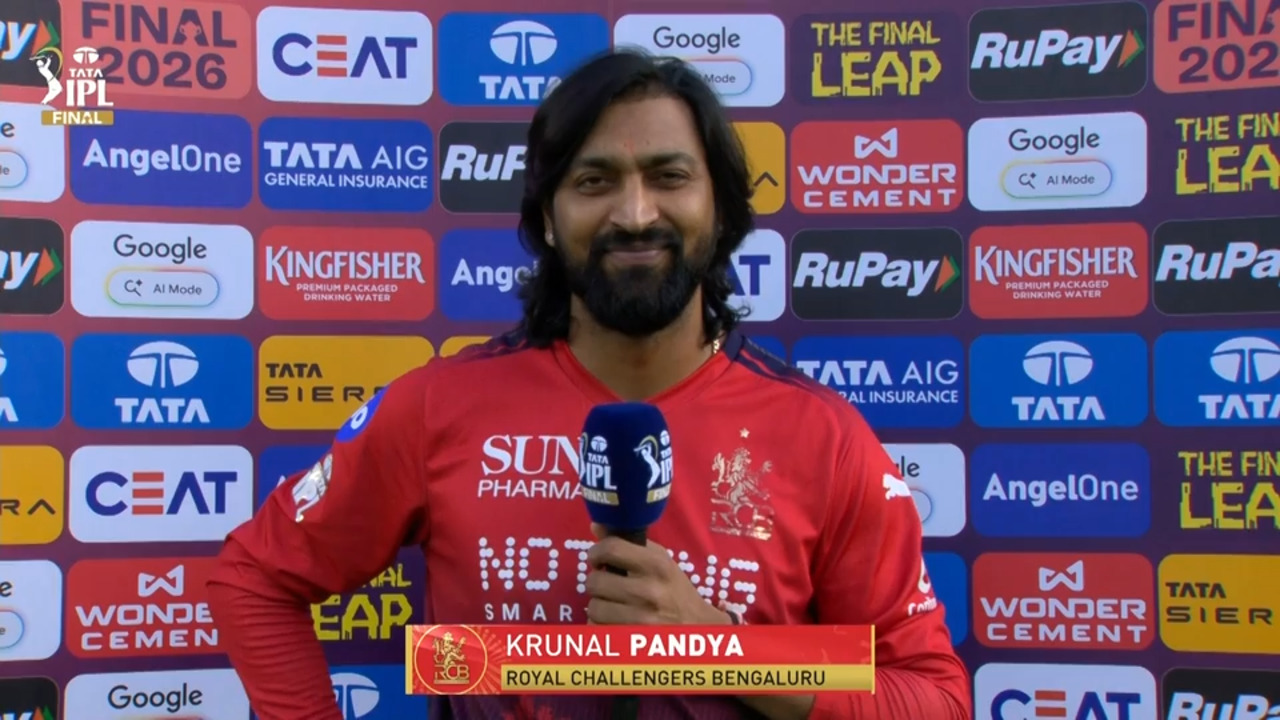 IPL 2026 Final: RCB vs GT - Krunal Pandya Interview